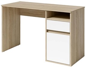 Písací stôl Billa 1d1sz 60 Nfsc B Sonoma/Biela