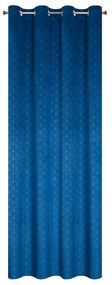 ZATEMŇOVACÍ ZÁVES NA KRÚŽKOCH JULIA 140X250 CM KRÁĽOVSKÁ MODRÁ