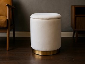 CH Taburetka s úložným priestorom Lena - krémová