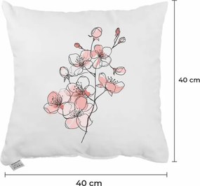 Dekoratívny vankúš Roselle 40x40 cm EMI
