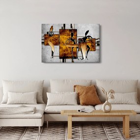 Obraz - Motívy Africkej kultúry (90x60 cm)