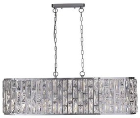 Searchlight 65818-8CC - Závesný luster na reťazi BIJOU 8xE14/40W/230V