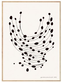 THE POSTER CLUB Autorský plagát Dancing Dots by Leise Dich Abrahamsen 30 x 40 cm