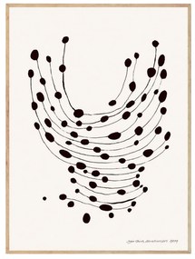 THE POSTER CLUB Autorský plagát Dancing Dots by Leise Dich Abrahamsen 30x40 cm