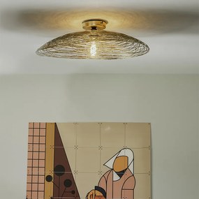 Orientálne stropné svietidlo zlaté 60 cm - Glan