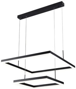 LED Stmievateľný luster na lanku LED/90W/230V 3000-6500K + diaľkové ovládanie