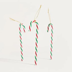 Závesná vianočná dekorácia TWINKLE Candy Cane 758010 (6 ks)
