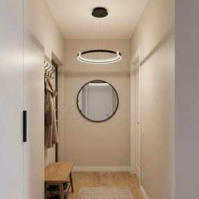 Toolight Toolight, LED stropné svietidlo 50cm, 48W, 4000K, 2500lm, APP1927-CP, čierna, OSW-66067