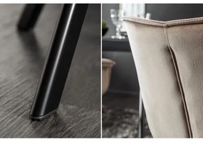 Stolička 39177 Zamat - Champagne - PRODUKT JE SKLADOM U NÁS - 8Ks  - Komfort-nábytok