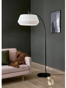 Nordlux - Stojacia lampa DICTE 1xE27/60W/230V čierna/biela