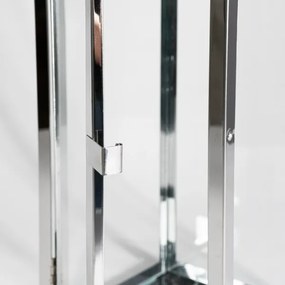 Dekoratívna lucerna 63 cm, lesklý chróm