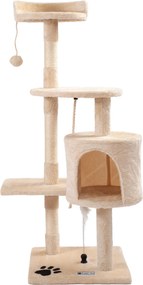 PuppyJoy PuppyJoy, Škrabadlo pre mačku, stromček, stĺpik, 4 poschodia, 85 cm, PJ-042 85, 	HOM-50044