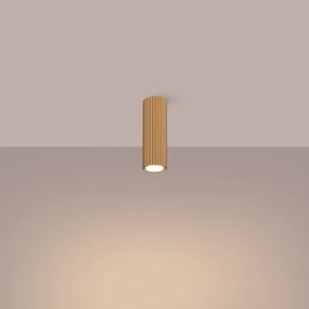 Sollux SL.1550 - Bodové svietidlo KARBON 1xGU10/10W/230V 20 cm zlatá