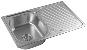 Aqualine Aqualine, Nerezový drez 78x18x48cm, AQ7848B