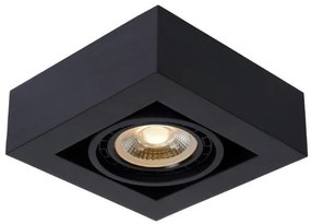 LUCIDE 09120/12/30 ZEFIX stropné bodové stmievateľné svietidlo 1x Gu10/12W čierna