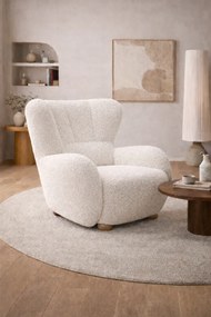 RELAXAČNÉ KRESLO PONCIO ROLF 04 BIELA