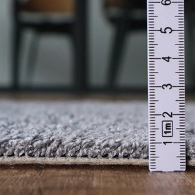 Condor Carpets, Metrážny koberec Bali 075, na mieru, šíře 4m, šedá, filc, detská izba