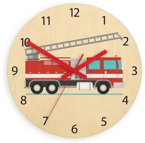 Sammer Originálne detské hodiny s hasičským autom StrazPozarna