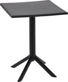 Zahradní odkládací stolek Yasa 60 cm černý