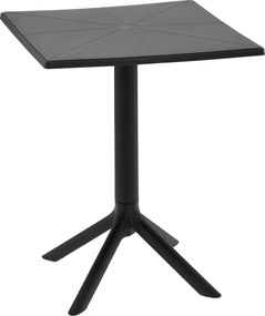 Zahradní odkládací stolek Yasa 60 cm černý