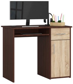 PC stolík Padma  (wenge + dub sonoma). Vlastná spoľahlivá doprava až k Vám domov. 1069707