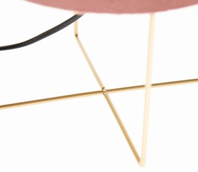 Moderná stolná lampa ružová so zlatom - Rosalina