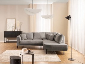 Taupe ženilková rohová pohovka (pravý roh/do L) Mauris – Ropez