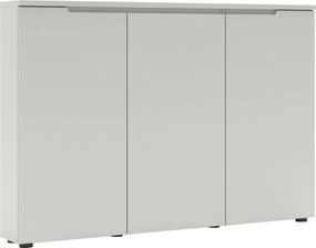 XXXLutz SKRINKA NA TOPÁNKY, sivá, 140/100/22 cm Xora - Online Only drobný nábytok - 002737049102