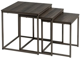 Odkladacie stolíky v súprave 3 ks 40x40 cm – Casa Selección