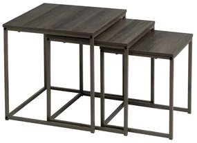 Odkladacie stolíky v súprave 3 ks 40x40 cm – Casa Selección