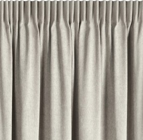 ZÁVES NA KRÚŽKOCH MEGI 140X250 CM SIVÁ