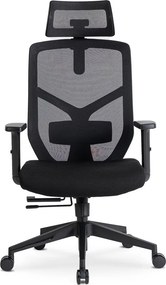 Kancelárske kreslo ergonomické otočné FLORIDA čierne