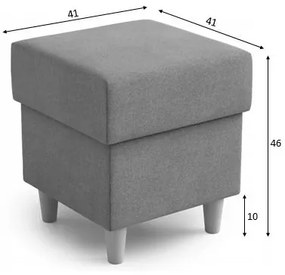 Taburetka malá Pipi (sivá). Vlastná spoľahlivá doprava až k Vám domov. 1065704