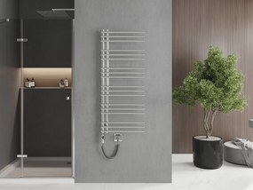 Mexen Neptun, elektrické vykurovacie teleso 1200 x 500 mm, 600 W, chrómová, W101-1200-500-2600-01