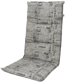 Doppler Spot Poduška s vysokou opierkou des. 2660, 118 × 48 cm, vhodné pre: záhradné stoličky s vysokou opierkou
