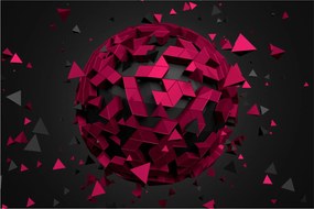 Obraz 3D abstrakcie (90x60 cm)