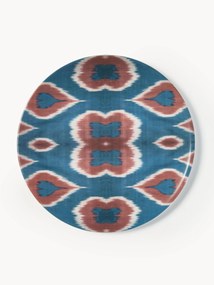 Ručne vyrobený porcelánový raňajkový tanier Ikat