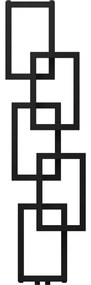 Mexen Grid, dekoratívny kúpeľňový radiátor 1360 x 390 mm, 349 W, čierna, W215-1360-390-00-70