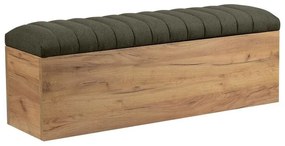 Lavica v zelenej a prírodnej farbe Oceane – Bobochic Paris