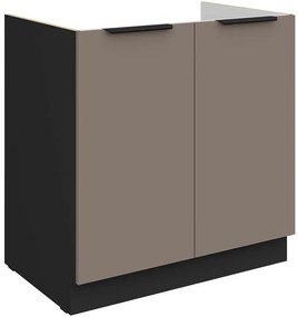 Kuchynská skrinka Aria-Ta/Bl Anti Fingerprint 80zl 2f Bb