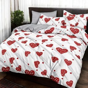 Posteľné obliečky Homa RELAN HEARTS 7-dielna sada 140x200 cm