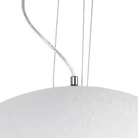Moderné závesné svietidlo biele 50 cm - Magna