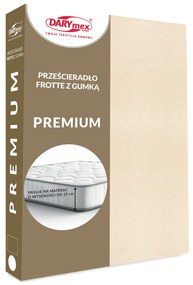 FROTÉ PRESTIERADLO PREMIUM 130X200 CM SVETLOBÉŽOVÉ