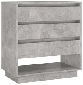 vidaXL Komoda betónová sivá 70x41x75 cm drevotrieska-
