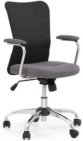 Kancelárske kreslo Andy Šedá/čierna