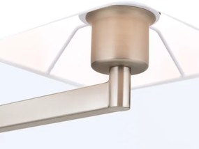 Orion LA 4-1209/1 - Stolná lampa CARLTON 1xE27/40W/230V biela/matný chróm