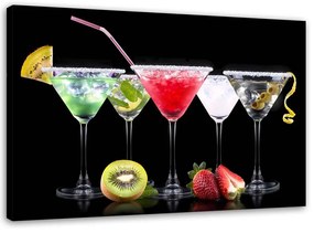 Gario Obraz na plátne Farebné nápoje a ovocie Rozmery: 60 x 40 cm