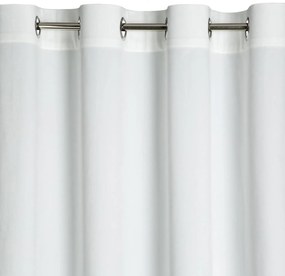 ZATEMŇOVACÍ ZÁVES NA KRÚŽKOCH MELANIE 140X250 CM BIELA