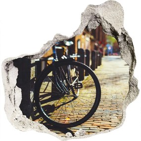 Diera 3D fototapety nálepka Bicyklov v amsterdame nd-p-82036416