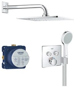 Sprchový systém Grohe Grohtherm SmartControl pod omietku vrátane podomietkového telesa chróm 34742000